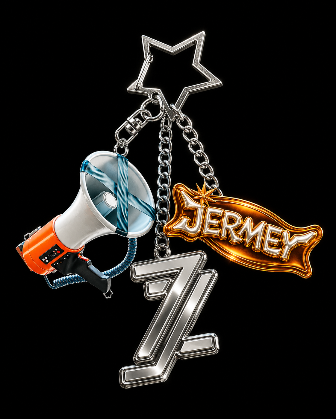 Jeremy keychain rendered