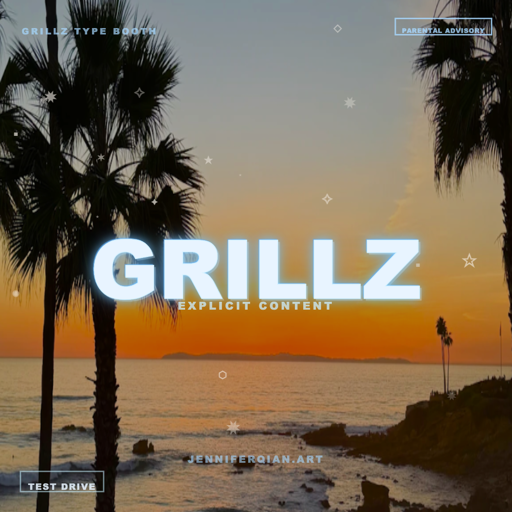 Grillz Type Booth