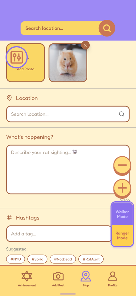 Squeak rat app screen 3