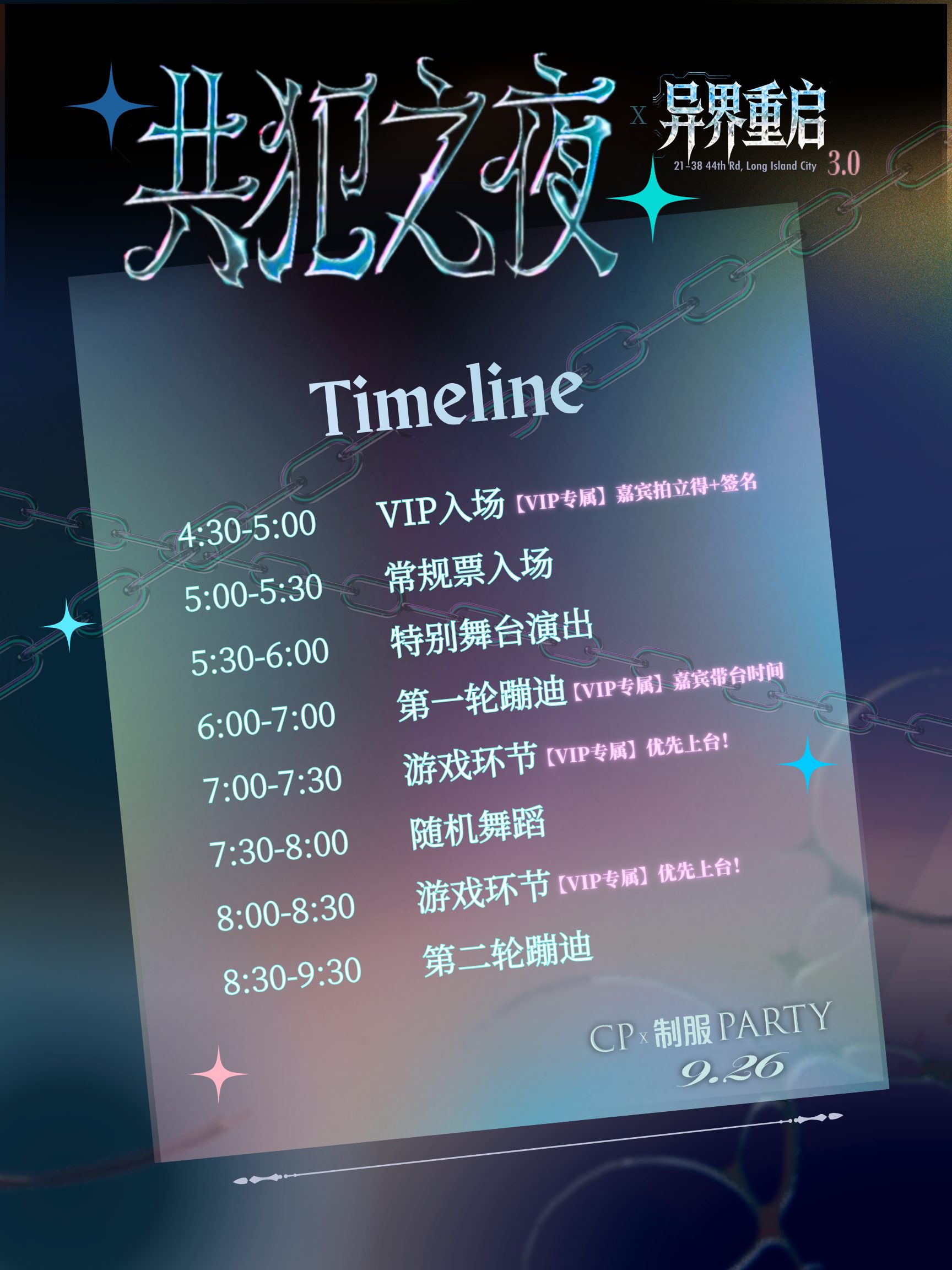CrimePartner 3.0 — event timeline