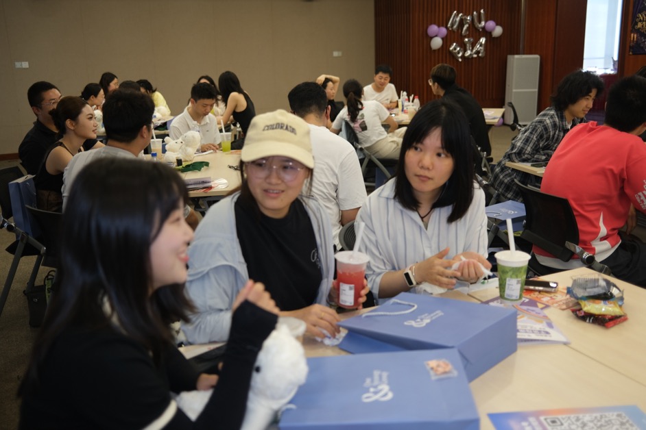 Students talking