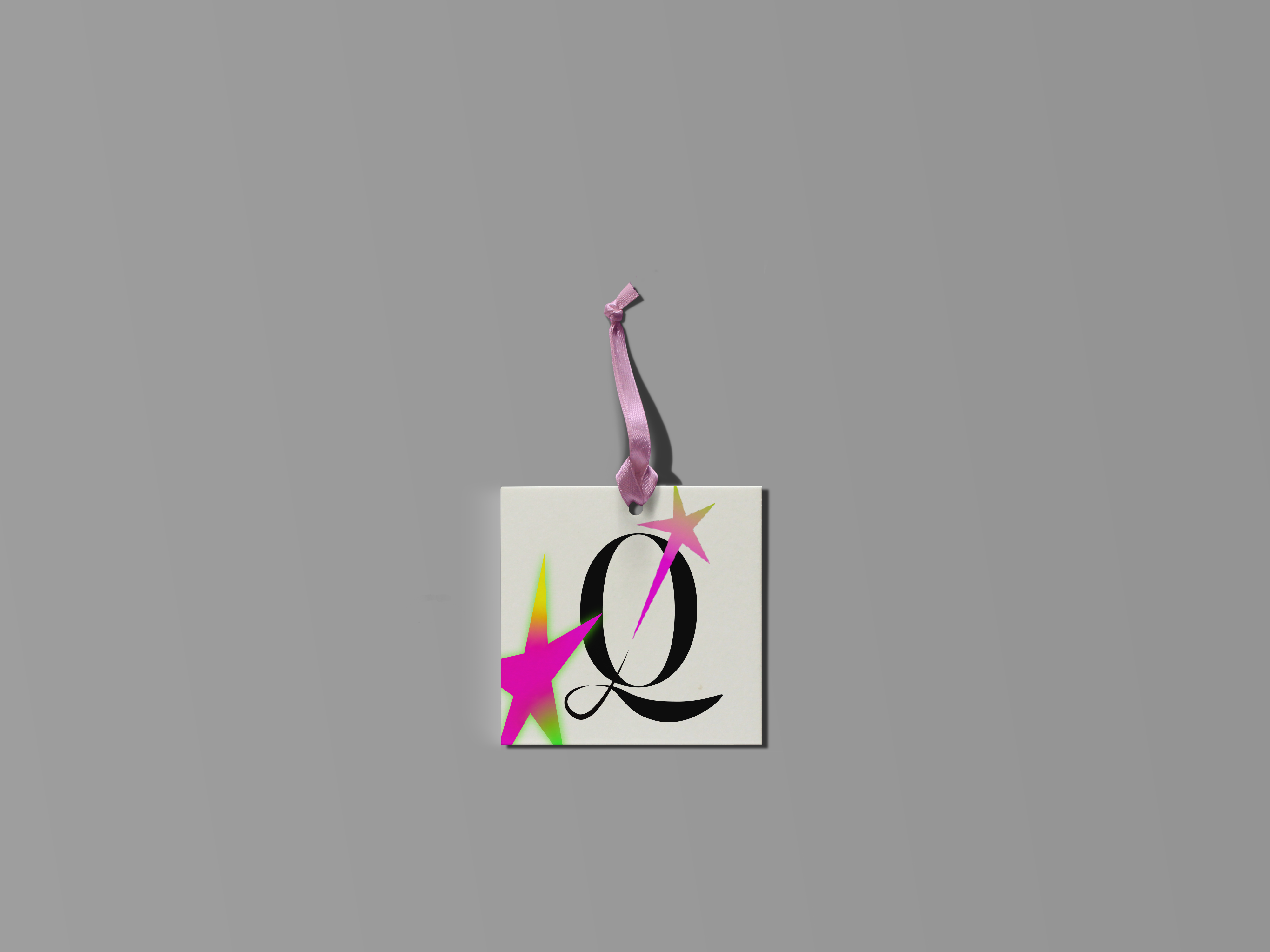 Personal brand — label tag mockup